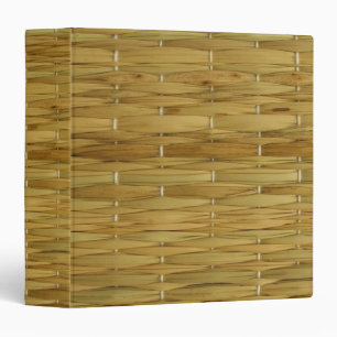 Straw Weave Avery Binder
