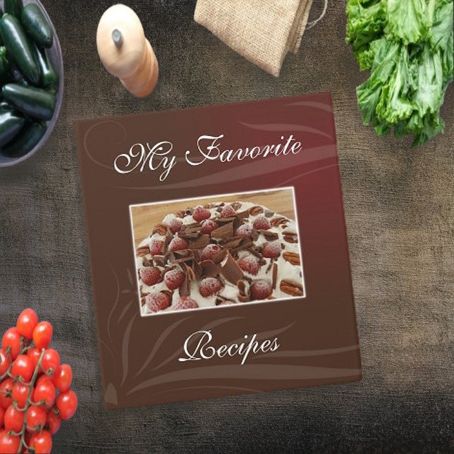 Strawberries and Chocolate Recipe Book Binder (Strawberries and Chocolate Recipe Book Binder)