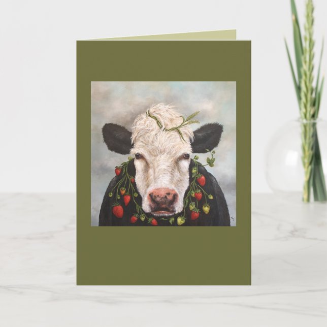 Strawberries and Cream card (Front)