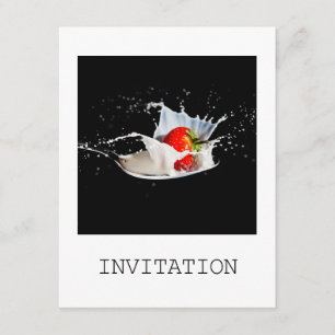 Strawberries and Cream Invitation