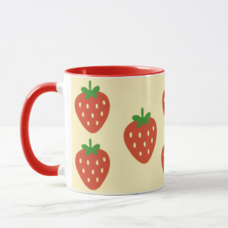 Strawberries and Sunshine  Two-Tone Coffee Mug