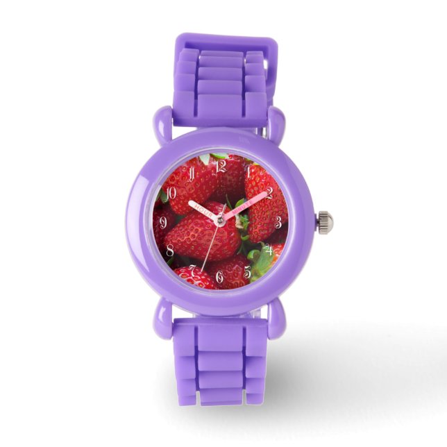 Strawberries background watch (Front)