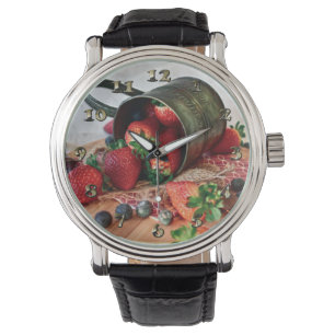 Strawberries Blueberries Fruits and Sweets Watch