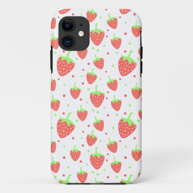 Strawberries Case-Mate iPhone Case (Back)