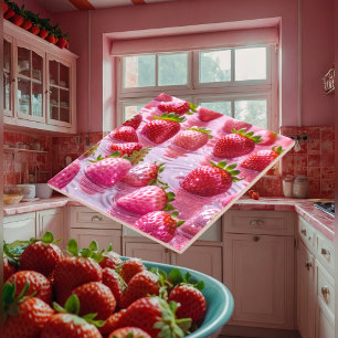 Strawberries Ceramic Tile