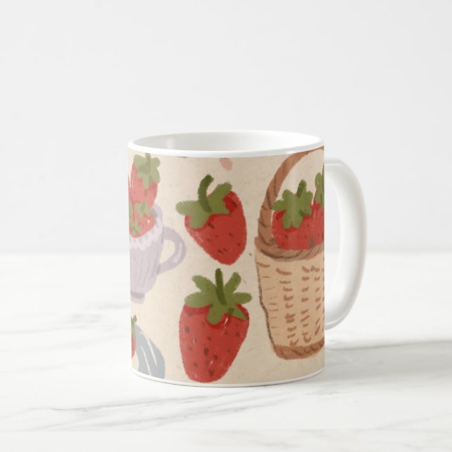 Strawberries  coffee mug (Front Right)