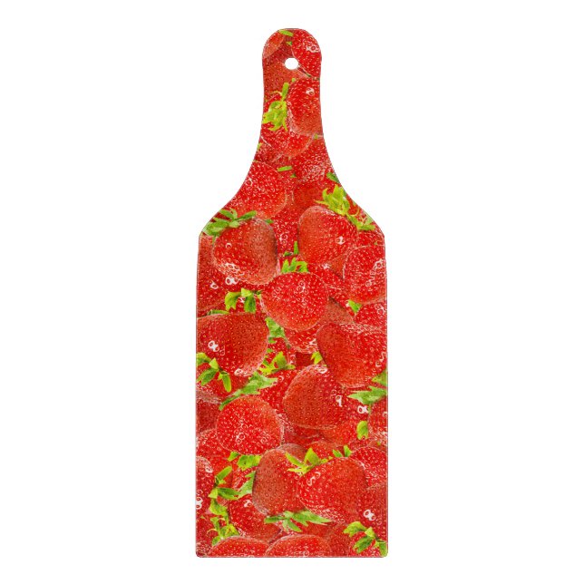 Strawberries Cutting Board (Front)