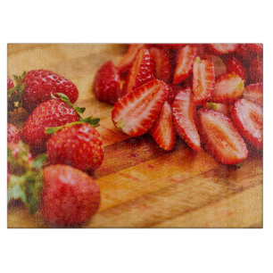 Strawberries Cutting Board