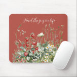 Strawberries Daisy Flowers Mouse Pad<br><div class="desc">Strawberries Daisy Flowers</div>