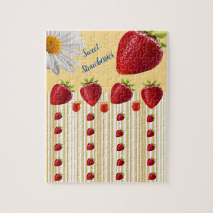 Strawberries Daisy Jigsaw Puzzle Daisy