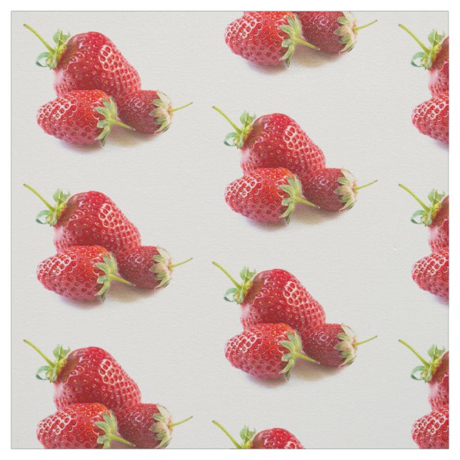Strawberries Fabric (Swatch)
