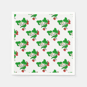 Strawberries for Breakfast Napkin