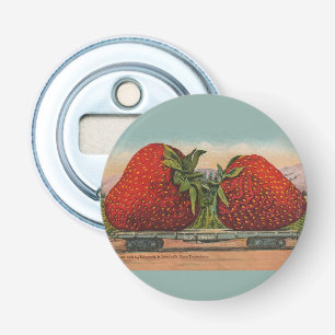 Strawberries Giant Antique Fruit Fun Bottle Opener