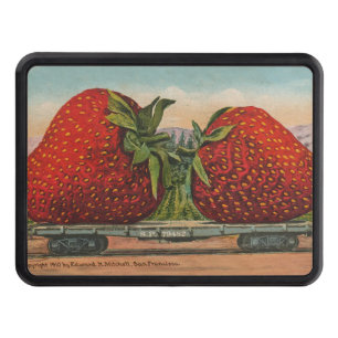 Strawberries Giant Antique Fruit Fun Trailer Hitch Cover