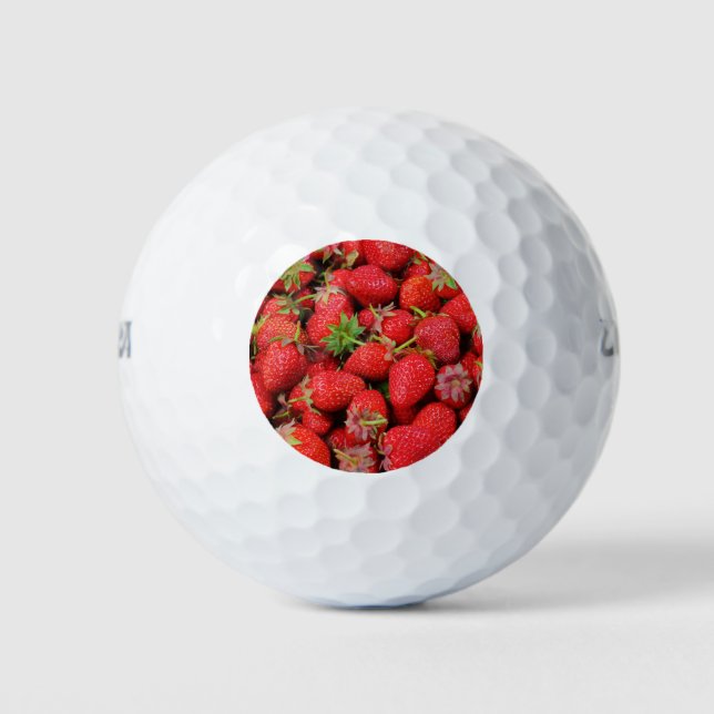 Strawberries Golf Balls (Front)