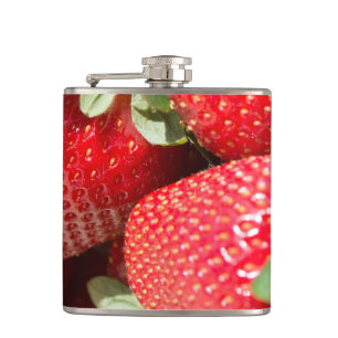 Strawberries Hip Flask