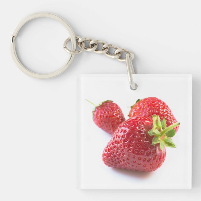 Strawberries Keychain (Front)