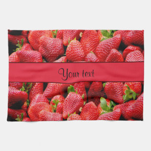 Strawberries Kitchen Towel