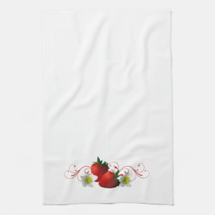 Strawberries Kitchen Towel
