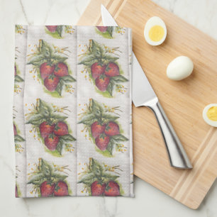Strawberries Kitchen Towel
