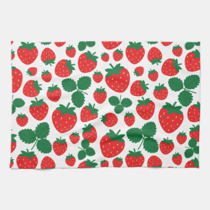 Strawberries Kitchen Towel