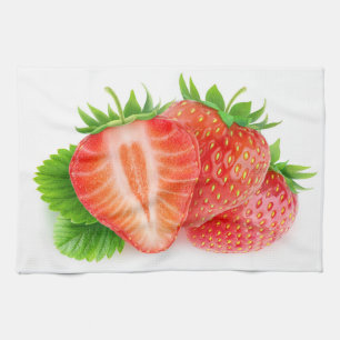 Strawberries Kitchen Towel