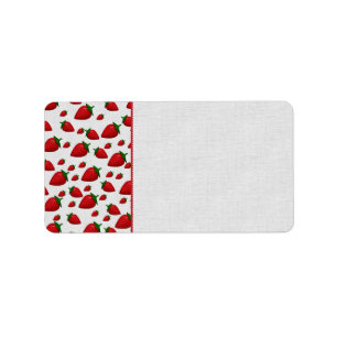 Strawberries Label