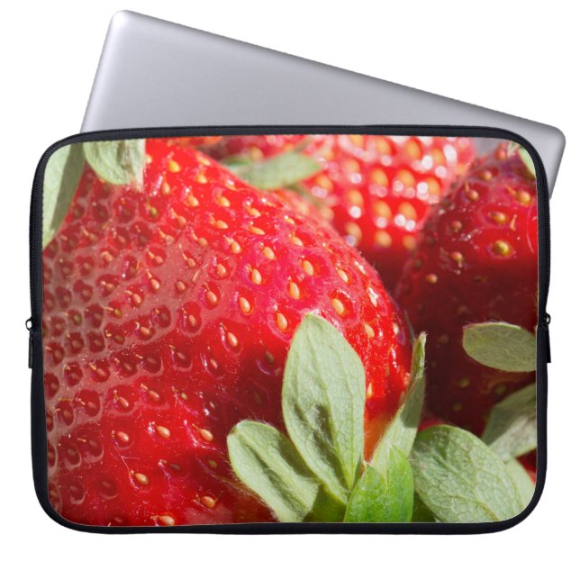 Strawberries Laptop Sleeve (Front)