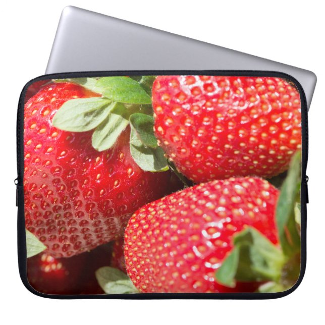 Strawberries Laptop Sleeve (Front)