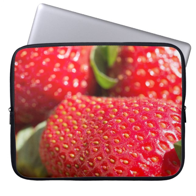 Strawberries Laptop Sleeve (Front)