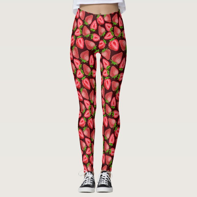 Strawberries Leggings (Front)