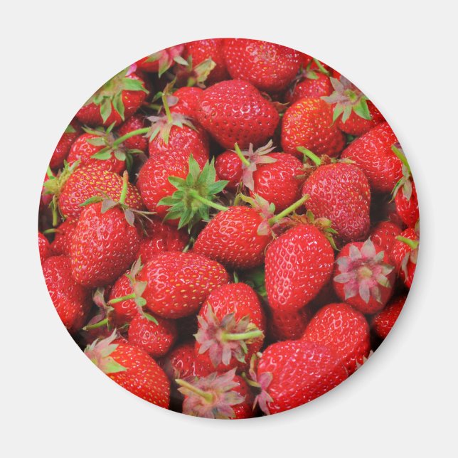 Strawberries Magnet (Front)
