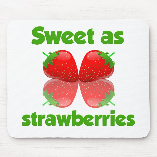 Strawberries mousepad (Front)