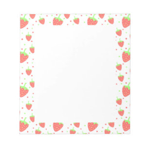 Strawberries Notepad