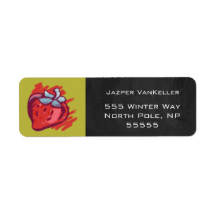 Strawberries On Gold Craft Items