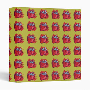 Strawberries On Gold Craft Items Binder