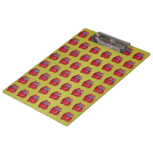 Strawberries On Gold Craft Items Clipboard