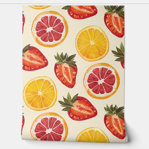 Strawberries,Oranges and Lemons Wallpaper