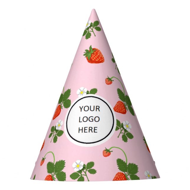 Strawberries Party Hat (Front)
