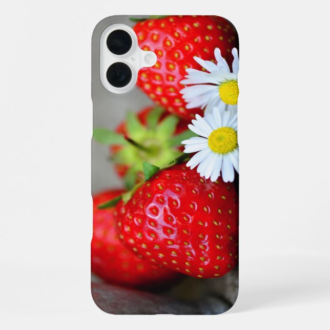 Strawberries Phone Case (Back)