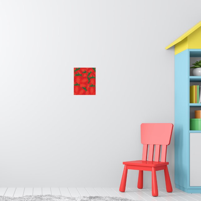 Strawberries Poster (Nursery 1)