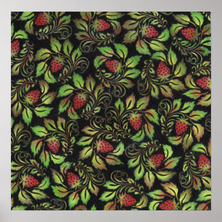 strawberries poster