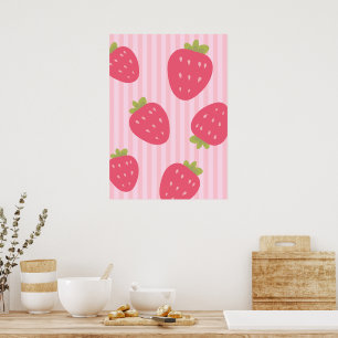 Strawberries poster
