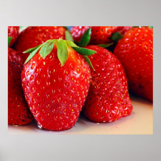 Strawberries Poster