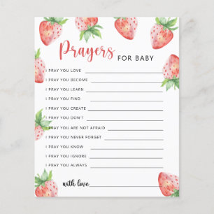 Strawberries - prayers for baby