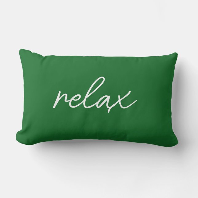 Strawberries Set Green Relax Throw Pillow (Front)