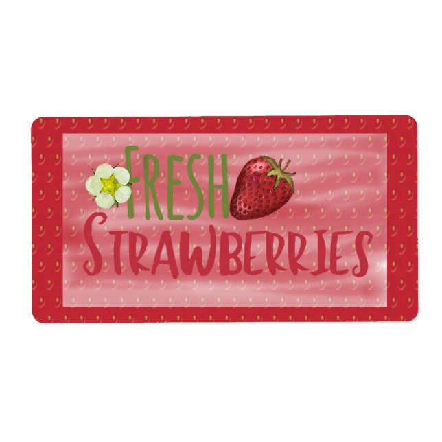 Strawberries Sticker (Front)