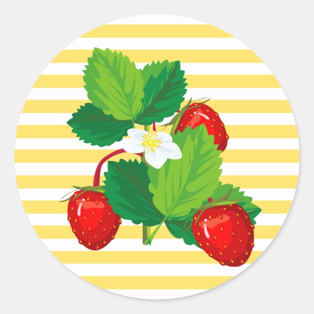 Strawberries Stickers (Front)