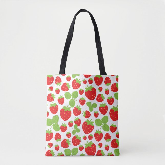 Strawberries Tote Bag (Front)
