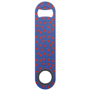 strawberries with dots speed bottle opener
